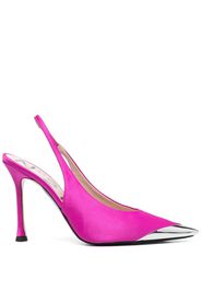 Nº21 110mm contrast-toe slingback pumps - Rosa