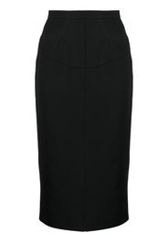 Nº21 high-waisted pencil skirt - Nero