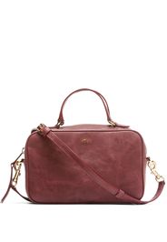 Nº21 Borsa tote Bauletto in pelle - Rosso