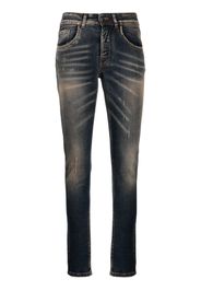Nº21 mid-rise fadded skinny jeans - Blu