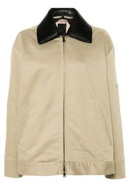 Nº21 embossed-logo cotton jacket - Toni neutri