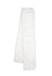 Nº21 turkey-feather scarf - Bianco