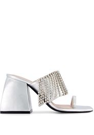 Nodaleto Bulla Preston 90mm mules - Argento