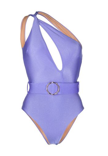 Noire Swimwear Costume intero con cut-out - Viola