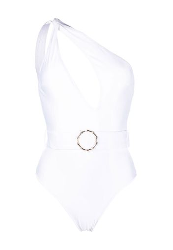 Noire Swimwear Costume intero con cut-out - Bianco