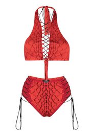 Set bikini con stampa