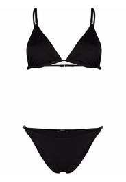 Noire Swimwear Bikini a triangolo - Nero