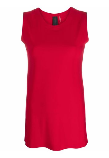 Norma Kamali round-neck tanl top - Rosso