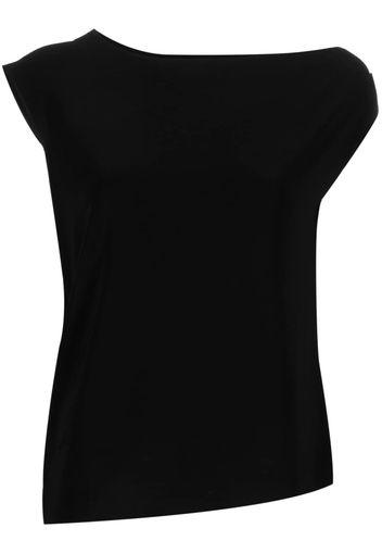 Norma Kamali asymmetric sleeveless top - Nero