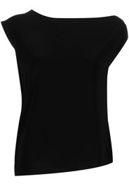 Norma Kamali asymmetric sleeveless top - Nero