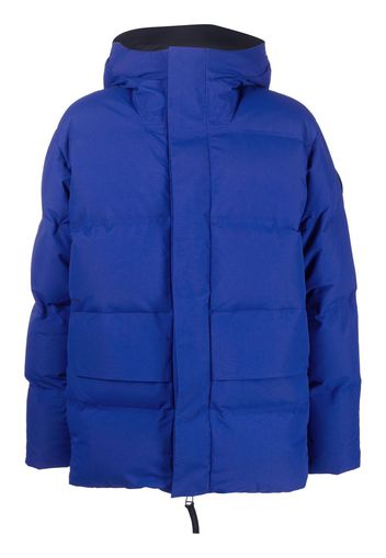 Norse Projects Cappotto imbottito con stampa - Blu