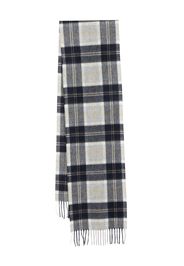 Norse Projects plaid-check print scarf - Blu