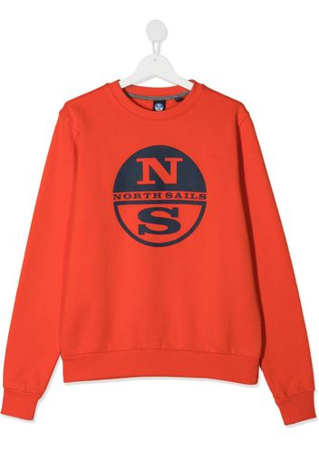 logo print sweatshirt