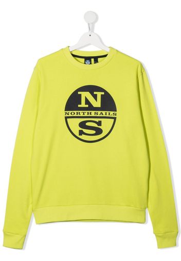 North Sails Kids Maglione con stampa - Verde