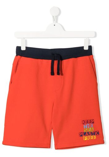 North Sails Kids Costume da bagno con stampa - Rosso