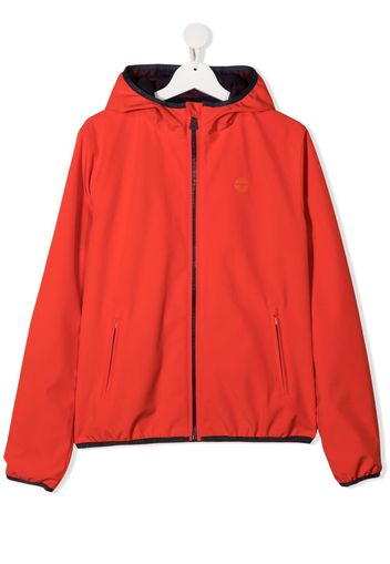 North Sails Kids TEEN zipped hooded jacket - Rosso