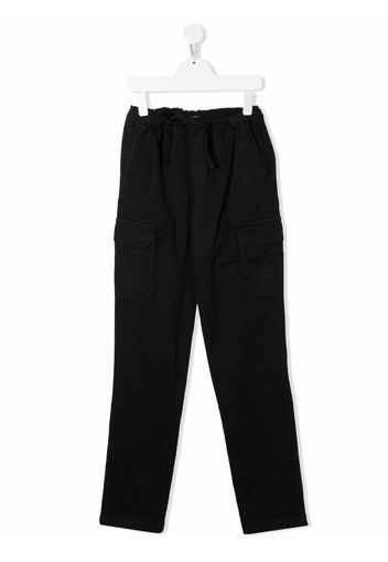 North Sails Kids drawstring cargo trousers - Nero