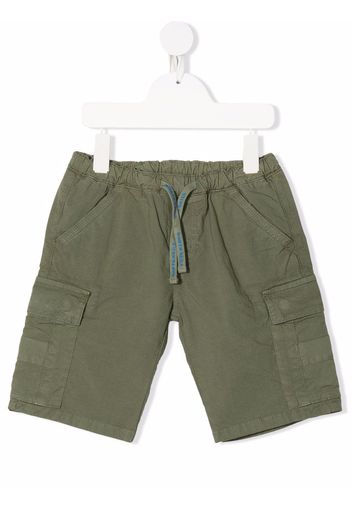 North Sails Kids drawstring cargo shorts - Verde