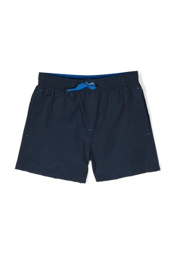 North Sails Kids drawstring-waist swim shorts - Blu