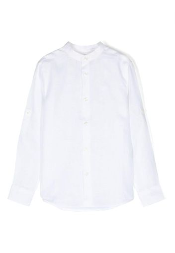 North Sails Kids long-sleeve cotton shirt - Bianco