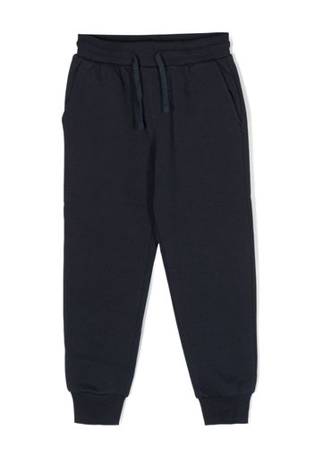 North Sails Kids drawstring cotton track pants - Blu