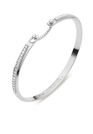 18kt white gold Tuxedo Mood diamond bangle