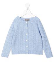 N.PEAL KIDS Cardigan intrecciato - Blu