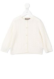 N.PEAL KIDS Cardigan - Bianco