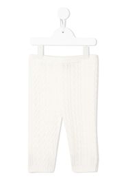 N.PEAL KIDS Leggings - Bianco