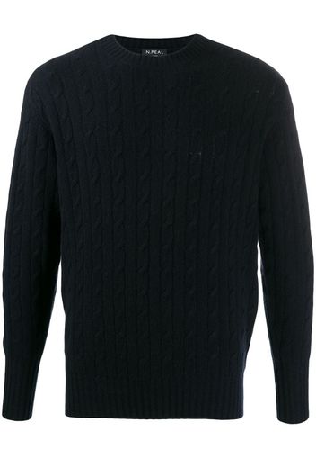 007 Cable Crew Neck Sweater