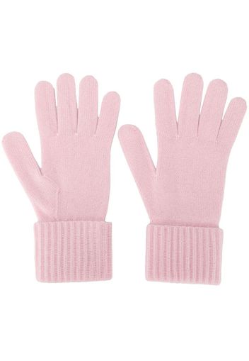 ribbed cashmere gloves