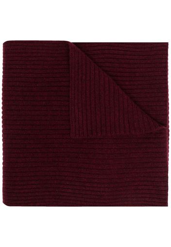 chunky-knit cashmere scarf