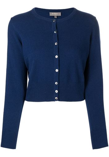 N.Peal button-down cashmere cardigan - Blu