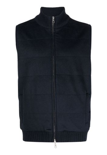 N.Peal Gilet trapuntato - Blu