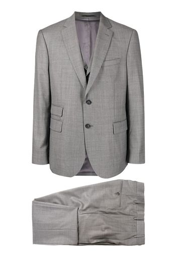 N.Peal single-breasted three-piece suit - Grigio