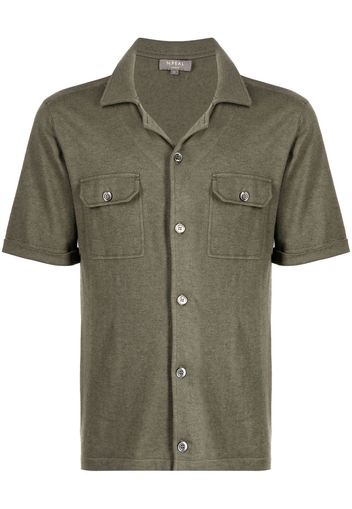 N.Peal Safari camp-collar shirt - Verde