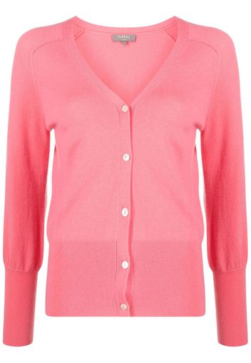 N.Peal Cardigan con scollo a V - Rosa