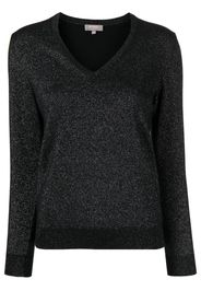 N.Peal Maglione lamé - Nero