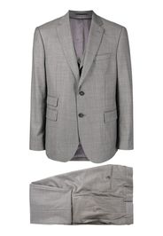 N.Peal single-breasted three-piece suit - Grigio