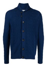 N.Peal cable knit cardigan - Blu