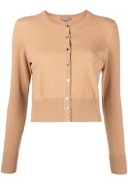 N.Peal Cardigan crop - Marrone