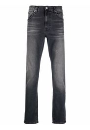 Nudie Jeans dark-wash straight-leg jeans - Nero