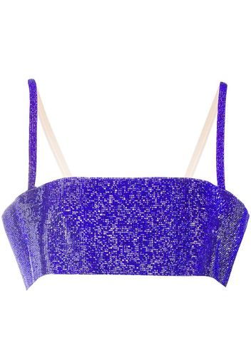 rhinestone cropped top