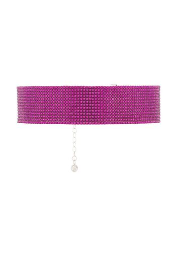 Charlotte rhinestone-embellished choker