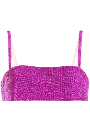 crystal-embellished bra top