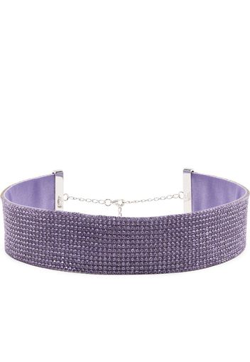 nué Collana decorata con strass - Viola