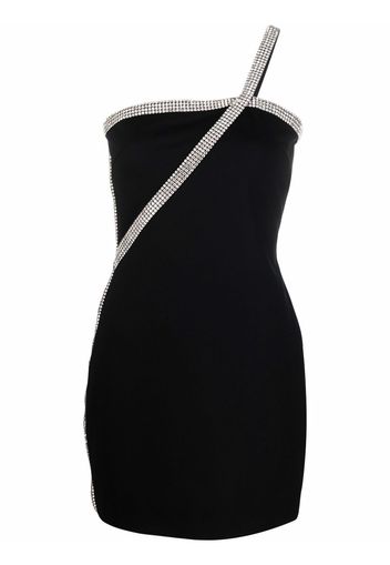 Nuè crystal-trim minidress - Nero