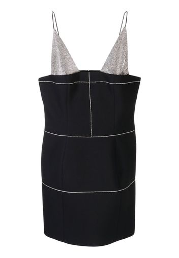 Nuè spaghetti-straps mini dress - Nero