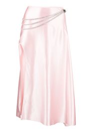 Nuè Laetitia rhinestone-embellished midi skirt - Rosa