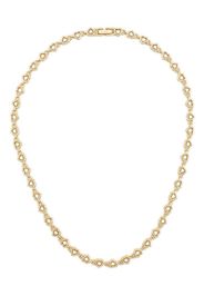 NUMBERING Round Brilliant Heart-Chain necklace - Oro